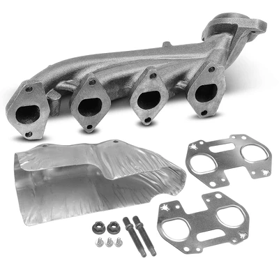 Left Exhaust Manifold with Gasket Kit