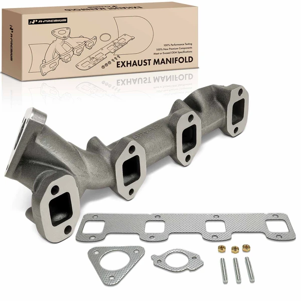 Exhaust Manifold with Gaskets & Studs for 2015-2019 Ford F-650