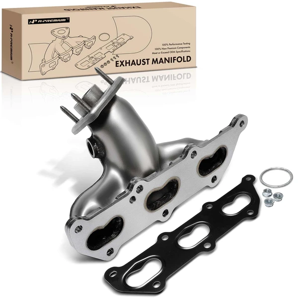 Passenger Exhaust Manifold with Gasket for Cadillac CTS 2003-2004 V6 3.2L