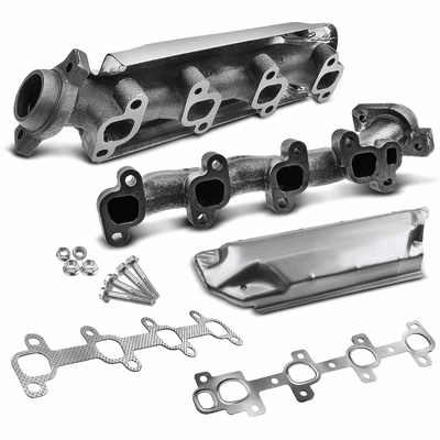 2 Pcs Left & Right Exhaust Manifold with Gasket