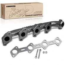 Right Exhaust Manifold with Gasket for 2004-2010 Ford E-450 Super Duty
