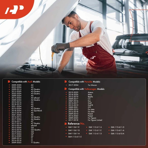 Engine Oil Level Dipstick for Audi A3 A4 A5 A6 A7 Q3 TT Quattro VW Golf Passat