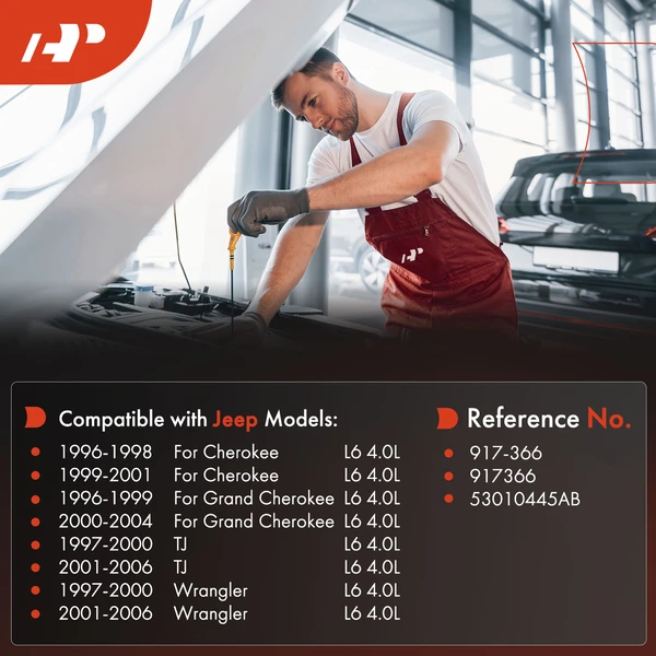 Engine Oil Dipstick for Jeep XJ Cherokee 1996-2001 TJ Wrangler 1997-2006 L6 4.0L