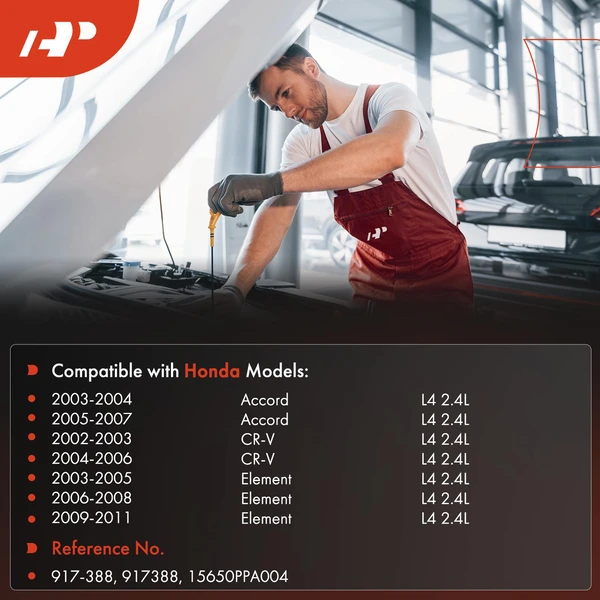 Engine Oil Dipstick for Honda CR-V 2002-2006 Accord 2003-2007 Element 03-11 2.4L