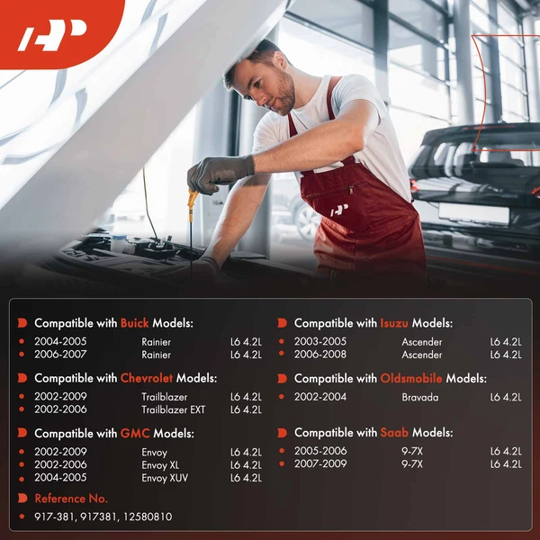 Engine Oil Dipstick for Chevrolet Trailblazer GMC Isuzu Oldsmobile Saab Buick