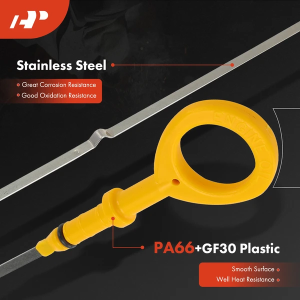 Engine Fluid Oil Level Dipstick for Toyota Yaris Echo Scion xA xB L4 1.5L Yellow