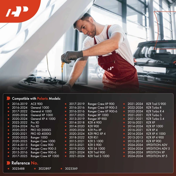 Engine Oil Dipstick for Polaris ACE 900 2016-2019 General 1000 2016-2024 Pro XD