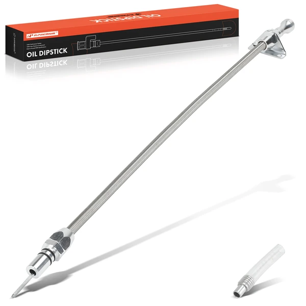 Flexible Stainless Transmission Dipstick Firewall Mount for 1974-1978 Dodge Monaco