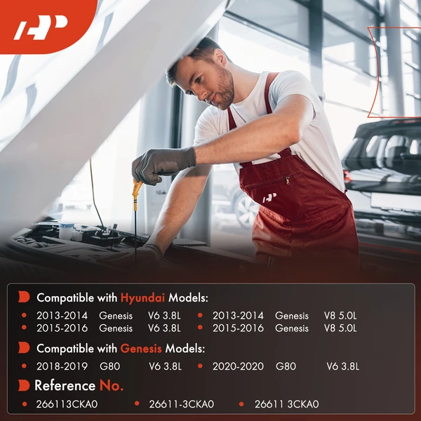 Engine Oil Dipstick for Hyundai Genesis 13-16 Genesis G80 18-20 V6 3.8L 5.0L