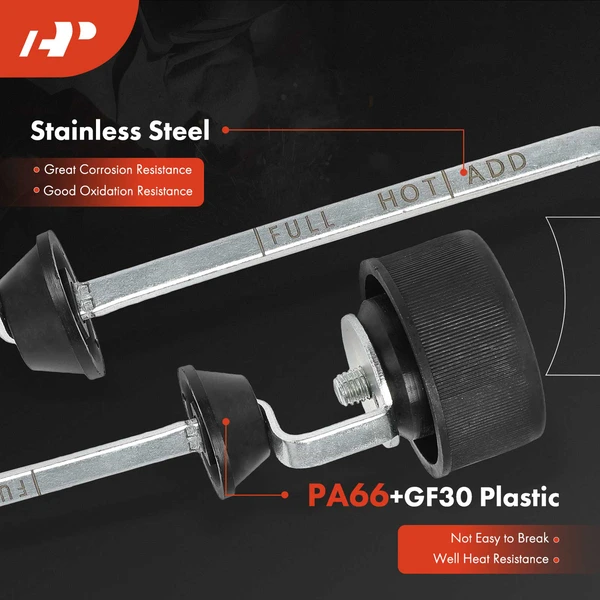 Engine Oil Dipstick for Mack RD 1995-2004 with Fleetgaurd Reservoir