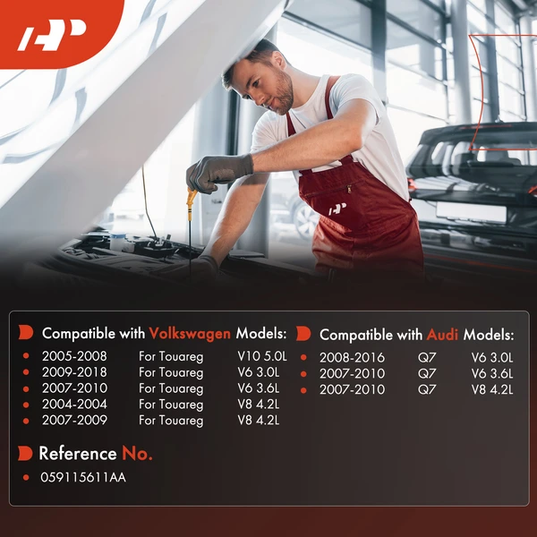 Engine Oil Dipstick for Audi Q7 2007-2016 Volkswagen Touareg 04-18 059115611AA