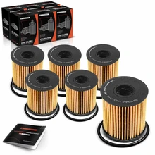 6 Pcs Engine Oil Filters for 2013-2016 Mini Cooper Paceman