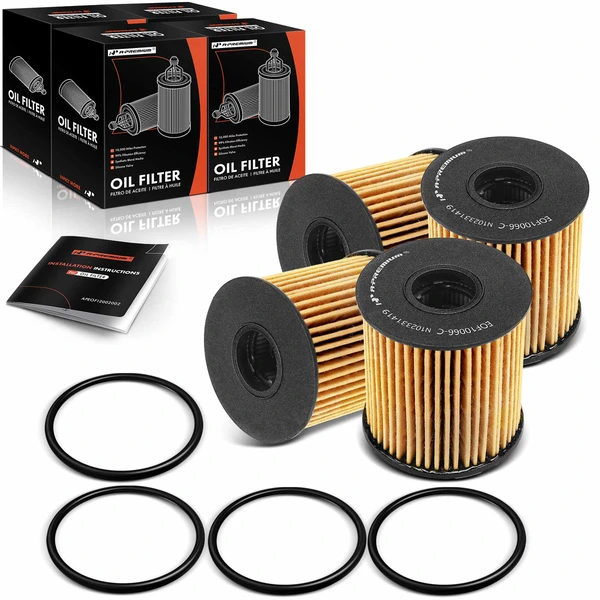 4 Pcs Engine Oil Filter for 2007-2015 Mini Cooper