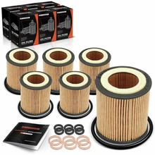 6 Pcs Engine Oil Filters for 2014-2016 BMW 435i