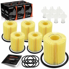 6 Pcs Engine Oil Filters for 2006-2015 Lexus IS250