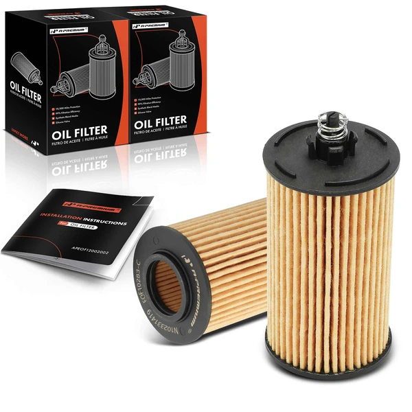 2 Pcs Engine Oil Filter for 2013-2015 Chevrolet Cruze