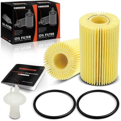 2 Pcs Engine Oil Filter