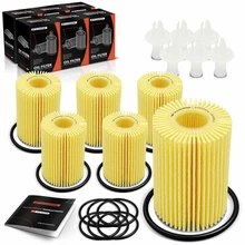 6 Pcs Engine Oil Filters for 2016-2020 Lexus GS F