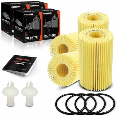 4 Pcs Engine Oil Filter