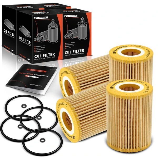 4 Pcs Engine Oil Filter for 2007-2009 Dodge Sprinter 2500