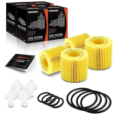 4 Pcs Engine Oil Filter