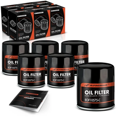 6 Pcs Engine Oil Filters for 2015-2023 Cadillac Escalade ESV