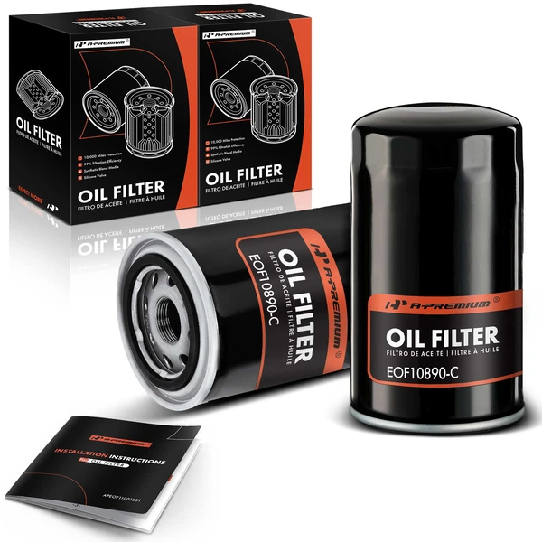 2 Pcs Engine Oil Filter for 2011-2023 Ford F-550 Super Duty