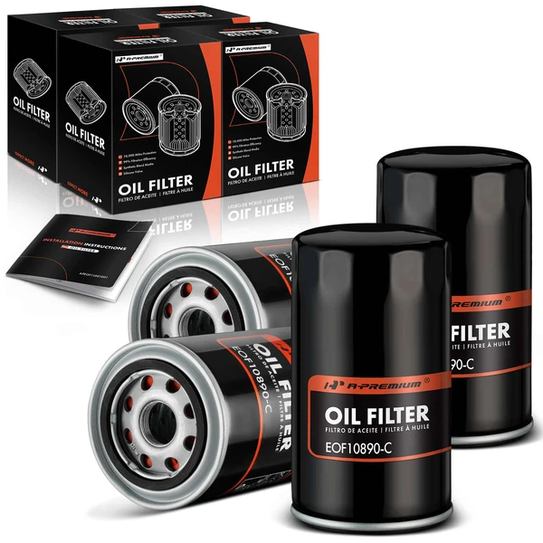 4 Pcs Engine Oil Filter for 2011-2023 Ford F-550 Super Duty