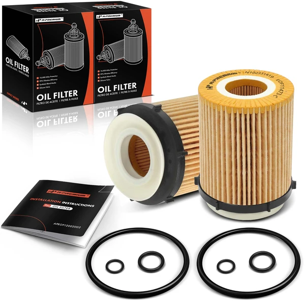 2 Pcs Engine Oil Filter for 2014-2023 Mercedes-Benz CLA250