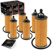 6 Pcs Engine Oil Filters for 2014-2024 Jeep Wrangler