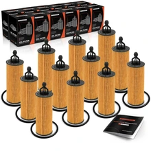 12 Pcs Engine Oil Filters for 2014-2022 Jeep Cherokee