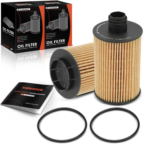 2 Pcs Engine Oil Filter for 2014-2020 Jeep Grand Cherokee