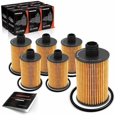 6 Pcs Engine Oil Filters