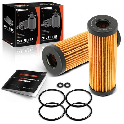 2 Pcs Engine Oil Filter