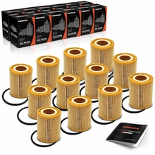 12 Pcs Engine Oil Filters for 2018-2021 Ford F-150