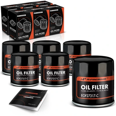 6 Pcs Engine Oil Filters for 1999-2002 Mercury Villager