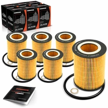 6 Pcs Engine Oil Filters for 1997-2002 BMW Z3