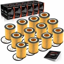 12 Pcs Engine Oil Filters for 1997-2002 BMW Z3
