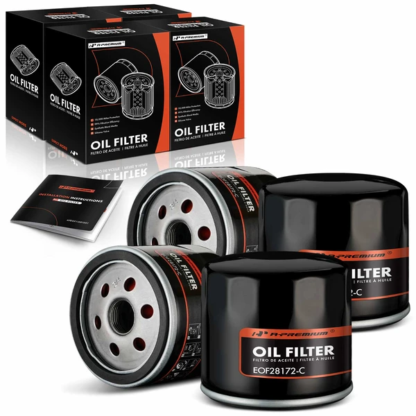 4 Pcs Engine Oil Filter for 1982 Fiat Strada