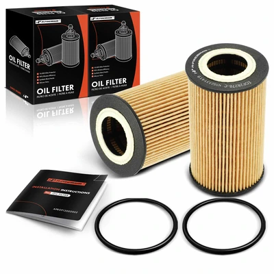 2 Pcs Engine Oil Filter
