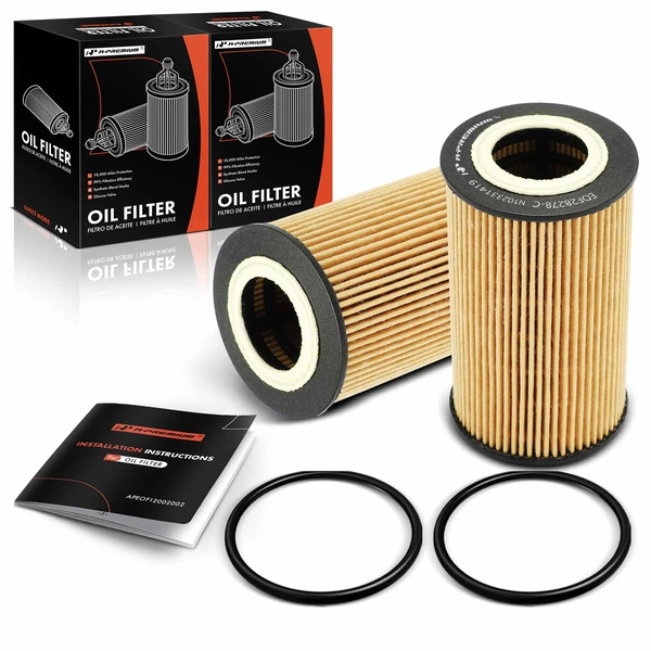 2 Pcs Engine Oil Filter for Porsche 911 Boxster Carrera GT Cayenne Cayman