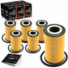 6 Pcs Engine Oil Filters for 1999-2011 Porsche 911