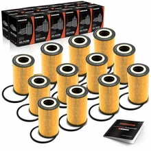 12 Pcs Engine Oil Filters for 2003-2006 Porsche Cayenne