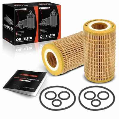 2 Pcs Engine Oil Filter