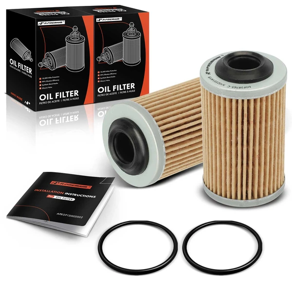 2 Pcs Engine Oil Filter for Chevy Cadillac GMC Oldsmobile Pontiac Saab