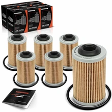 6 Pcs Engine Oil Filters for 2001-2002 Oldsmobile Aurora