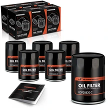 6 Pcs Engine Oil Filters for 2005-2006 Mercedes-Benz C55 AMG