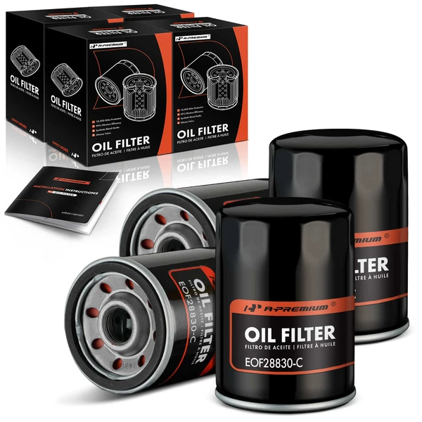 4 Pcs Engine Oil Filter for 2002-2005 Land Rover Freelander