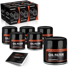 6 Pcs Engine Oil Filters for 1998-2005 Volkswagen Passat