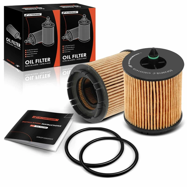 2 Pcs Engine Oil Filter for Buick LaCrosse Chevy Impala Malibu Saab 9-3 Pontiac